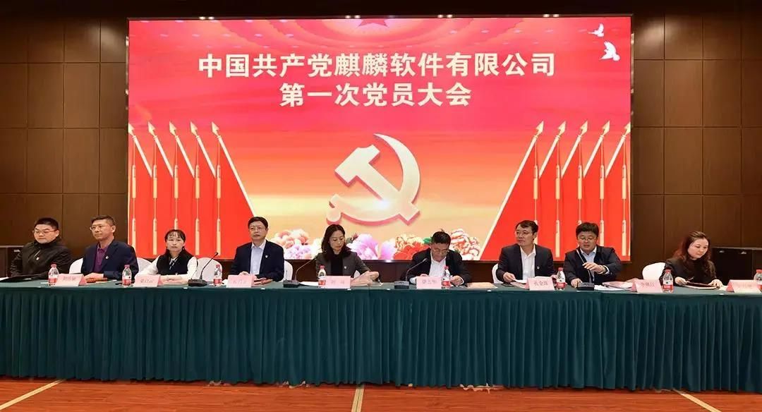 麒麟软件第一次党员大会胜利召开！