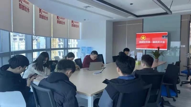 共青团麒麟软件有限公司第一次团员大会胜利召开