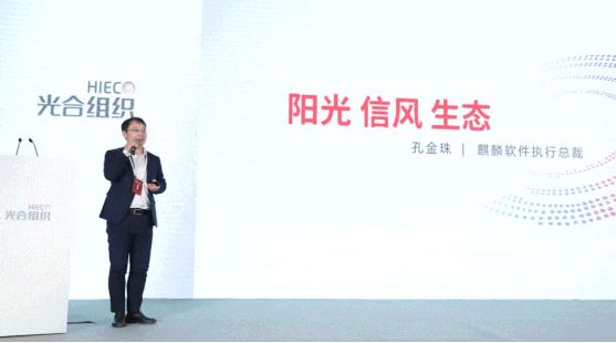 麒麟软件执行总裁孔金珠
